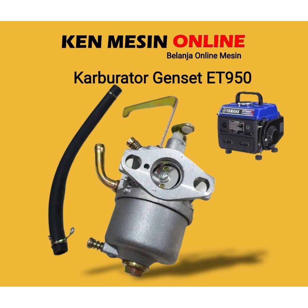 [Bayar Di Tempat] Karburator Mesin Genset 2Tak ET950