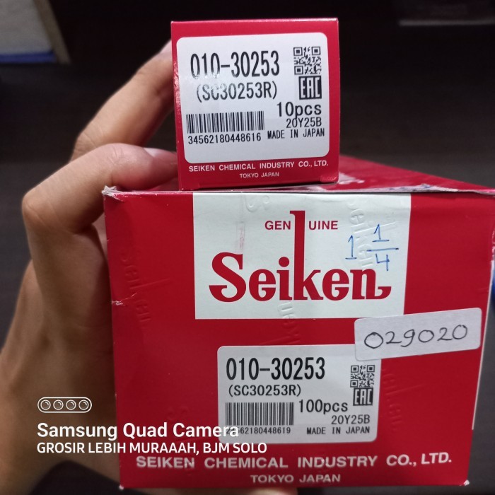 SEAL REM CANTER PS125 2010 SEBELUM HDX SC30253R 010-30253 1.1/4 SEIKEN ASLI MADE IN JAPAN  HARGA PER