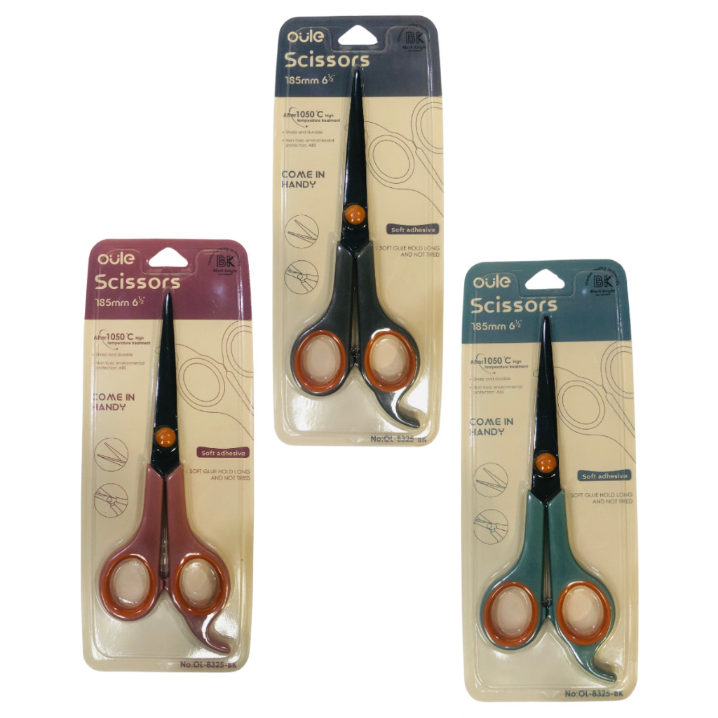 

Gunting Impor Oule Scissors 185mm OL-8325 Gunting Serbaguna Bahan Pelapisan Titanium Anti Karat - Satuan SHABQ