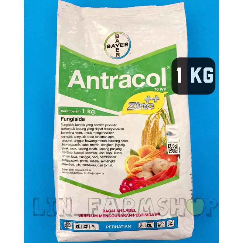 ANTRACOL 70 WP 1 KG FUNGISIDA / ANTRACOL 1KG ORIGINAL ASLI 100%