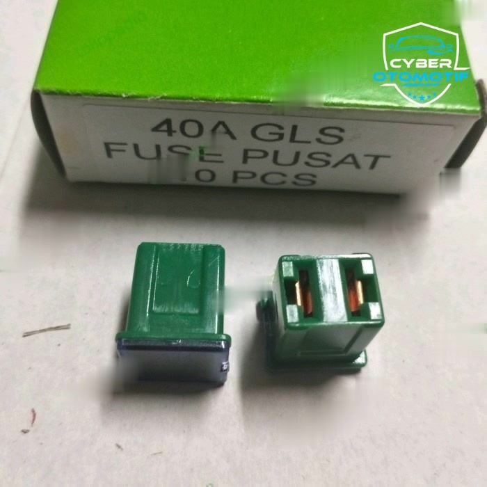 10pcs fuse pusat fusat sekring skring kotak 40a amper gls