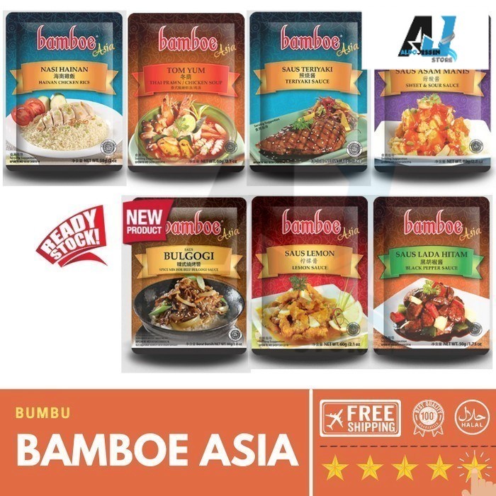 

AJS Bumbu Masak Instan Bamboe Asia Aneka Varian Rasa | Di Jamin Expired Lama ! - tom yum