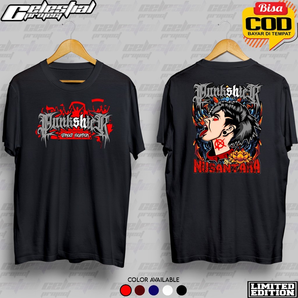 [COD] Baju Kaos Punkshter PSHT 24s combed distro original Premium