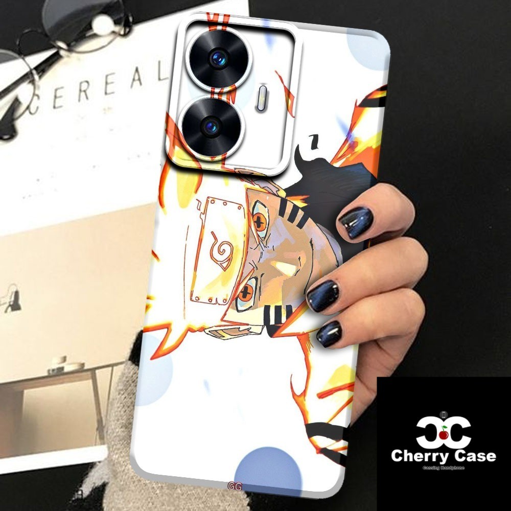 QW15 Casing Handphone Motif Naruto - REALME C55 - Casing Hp Terbaru Casing Terkeren