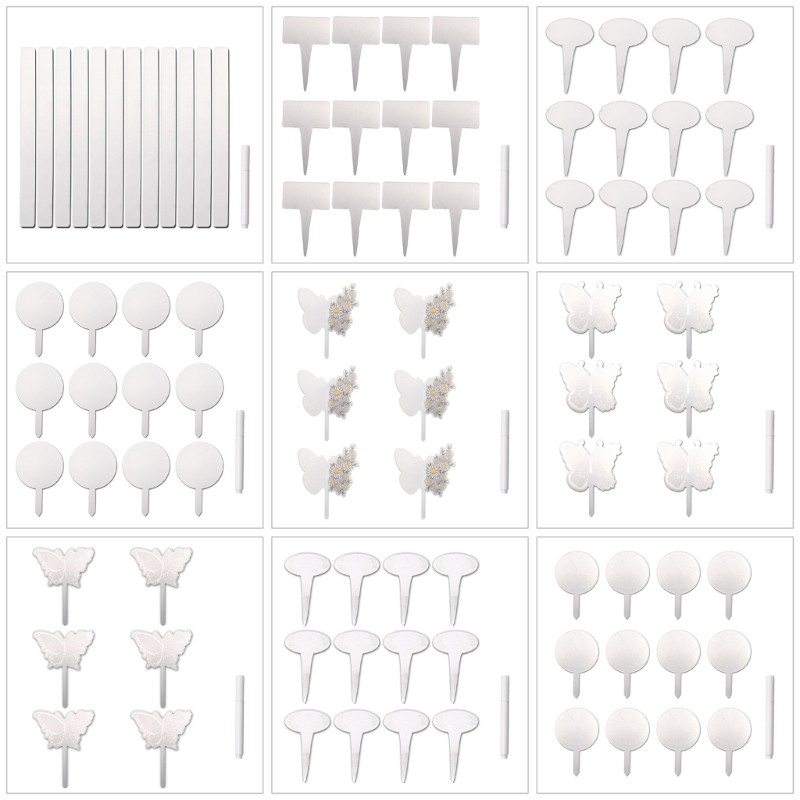 

Plant Label Waterproof Acrylic Plant Markers Nursery Garden Marker for Herbs