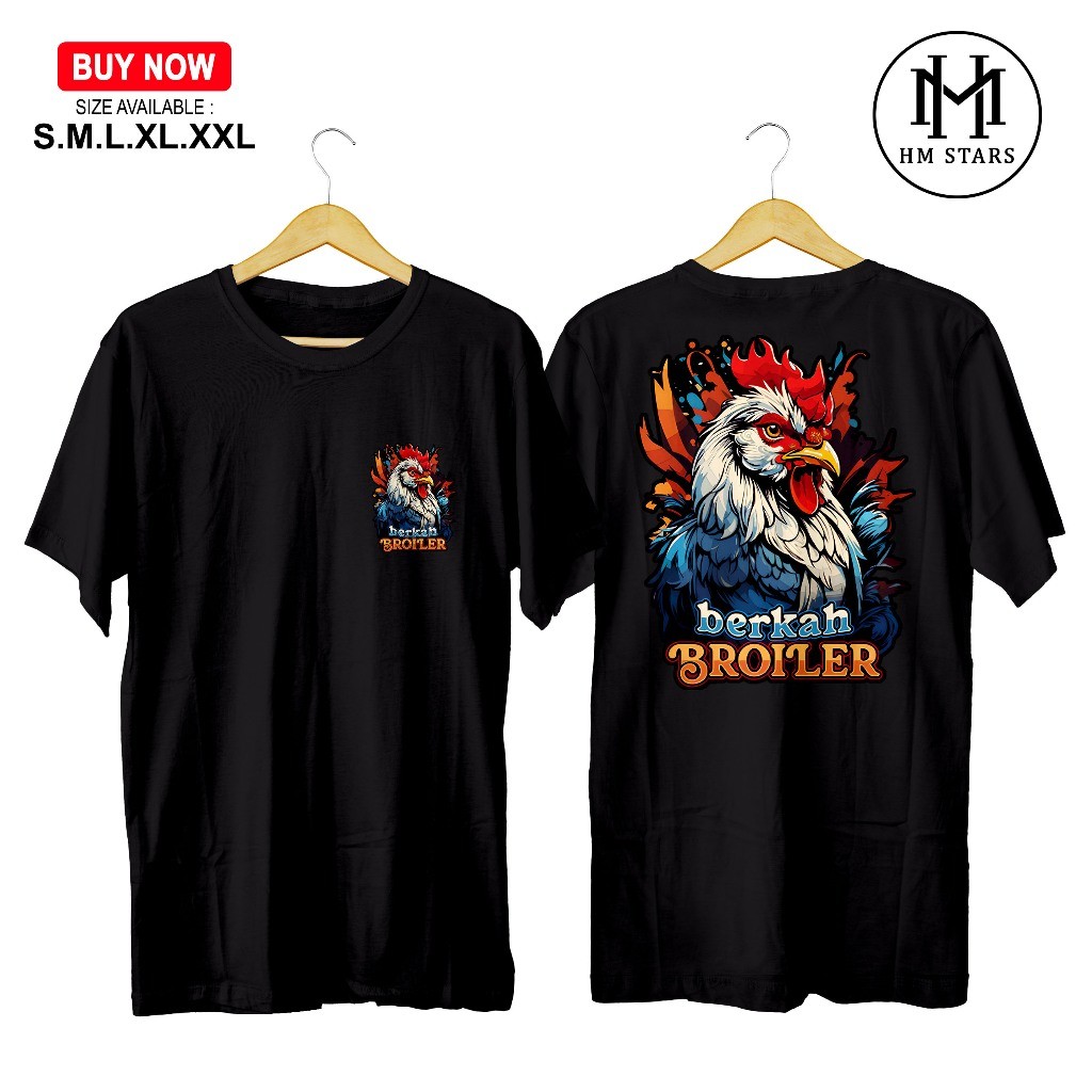 KAOS AYAM BROILER COMMUNITY - KAOS PEJUANG FCR BROILER COMMUNITY - KAOS ABK - KAOS ANAK BUAH KANDANG