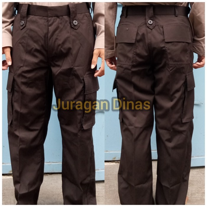 CELANA PDL COKLAT|POLRI|BRIMOB|COKLAT TUA|PRAMUKA|POLISI|KARGO|GUNUNG - 28