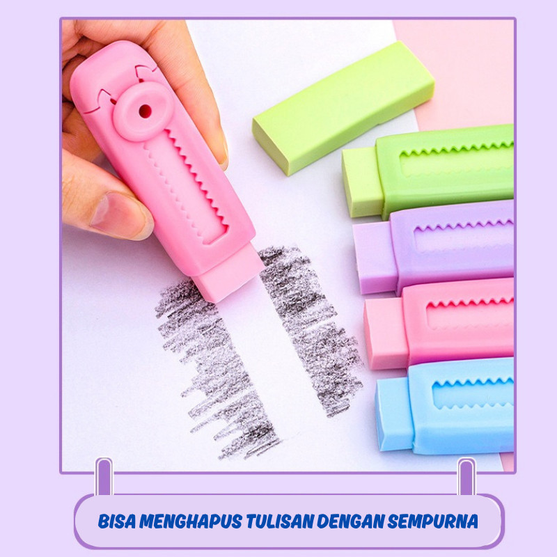 

Penghapusan Deli Sliding Lucu / Penghapus Mekanik Eraser / Penghapus yang Dapat Ditarik / Penghapus Dorong
