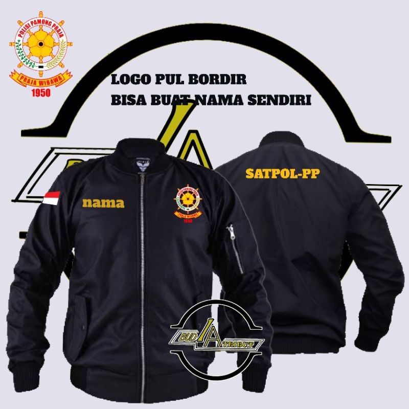 jaket satpol pp / jaket bomber satpol pp / bomber pol pp/ jaket pol pp