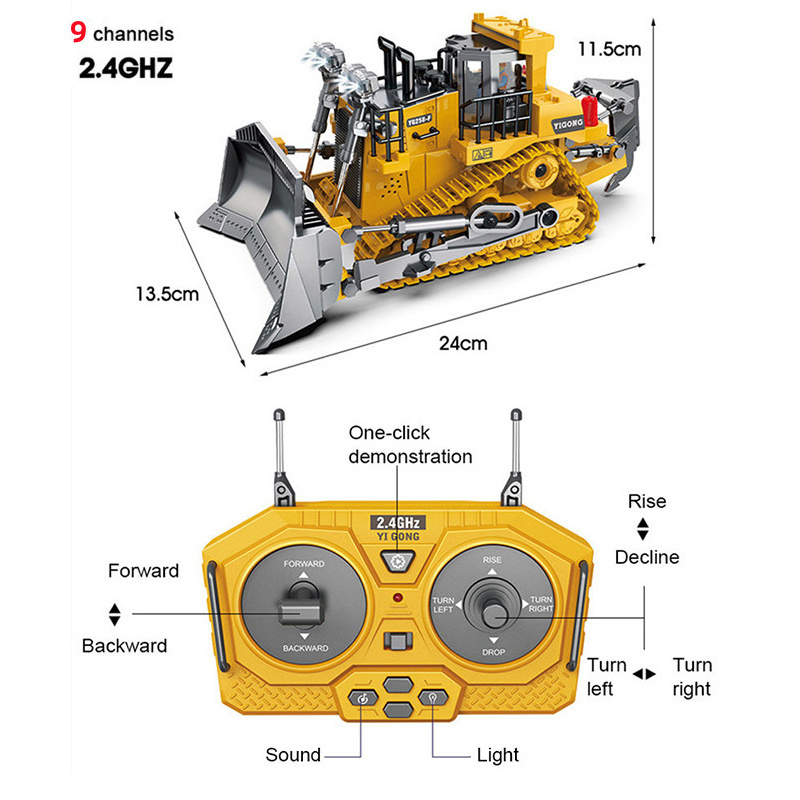 HOT PRODUCT ISABELLA 2.4G Excavator Remote Control Besar / Mobil Remote Control Besar Excavator /