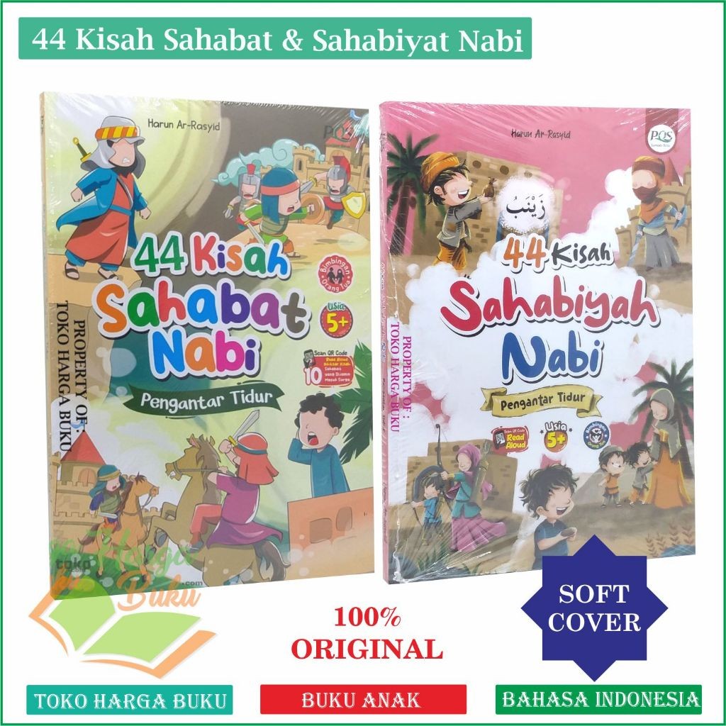 

Paket 2 Buku 44 Kisah Sahabat dan Sahabiyat Nabi Pengantar Tidur Buku Cerita Anak Penerbit PQS