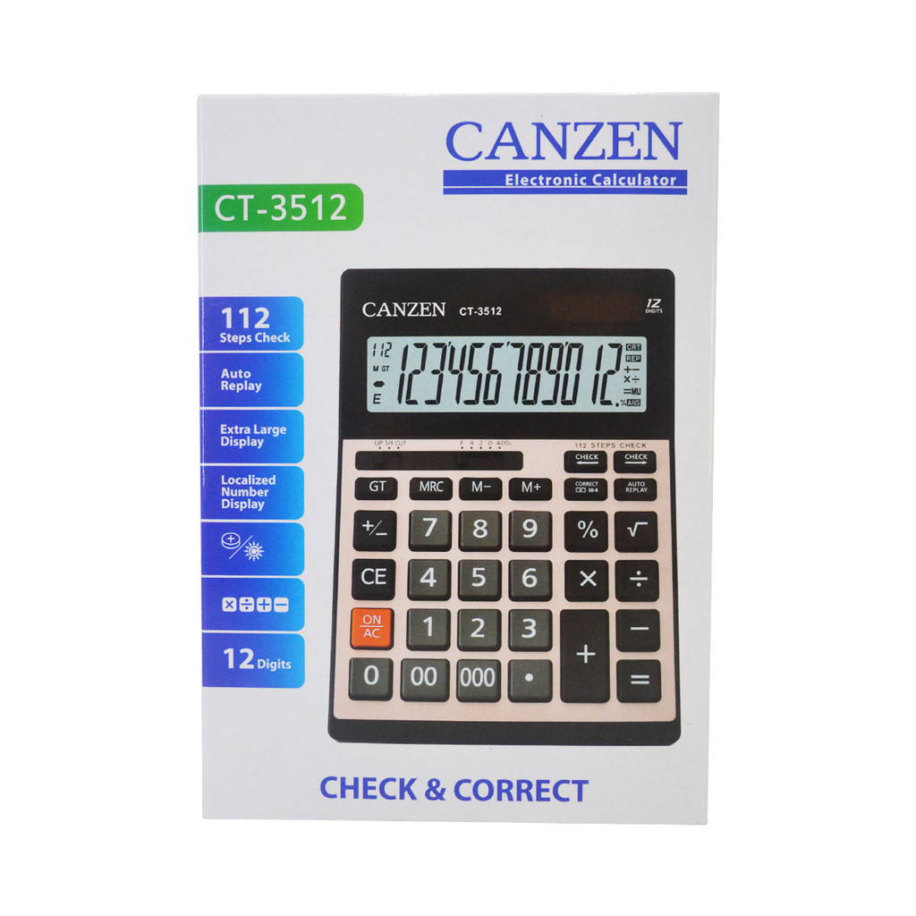 

CANZEN CT-3512 Electronic calculator KALKULATOR CANZEN CT-3512