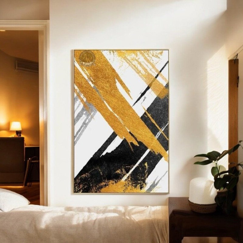 

lukisan abstrak modern art canvas painting