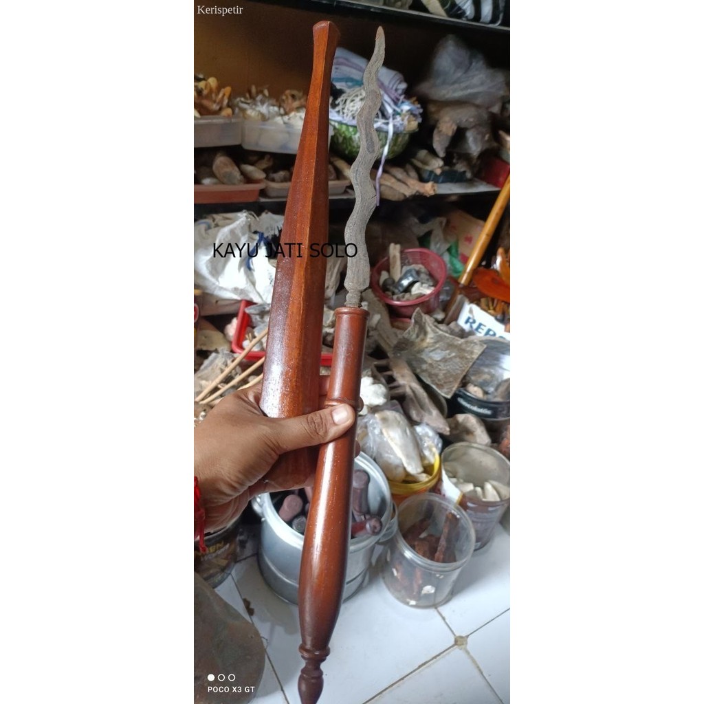 

tombak klewer luk 7 sepuh singasari lengkap Antikan KJS72 murah antik