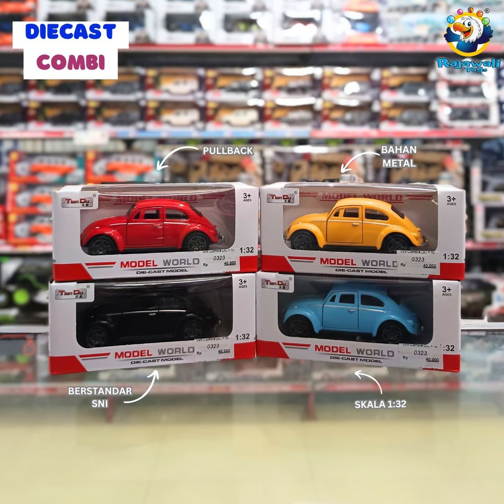 DIECAST VW COMBI/MAINAN ANAK DIECAST VOLKWAGEN