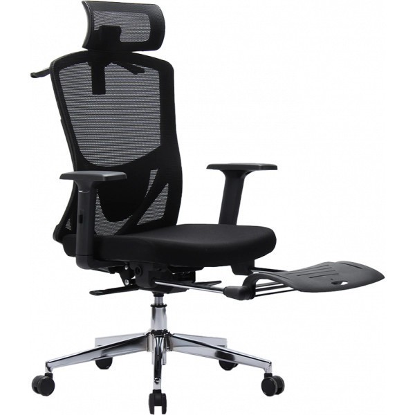 Fantech OCA259s / OCA-259s Kursi Kantor Kerja Jaring Office Chair - Hitam, OCA-259s