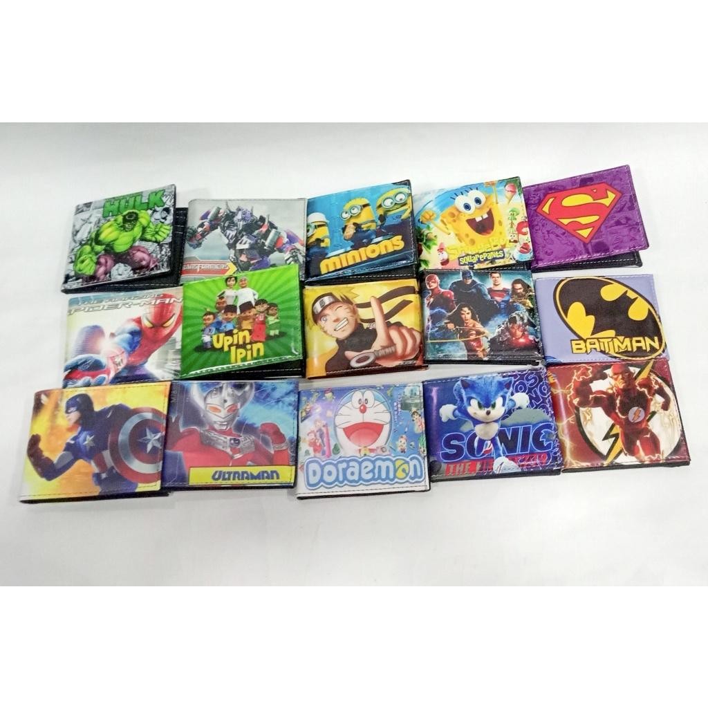 Sangat keren dompet anak laki karakter unik murah belajar menabung uang mainan koin dll murah upin i