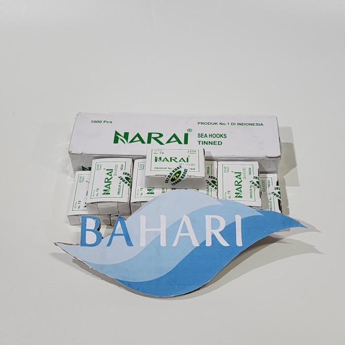 Mata Pancing Narai 2335 No. 20 (1 kotak isi 1000 mata pancing) - Tidak Ecer