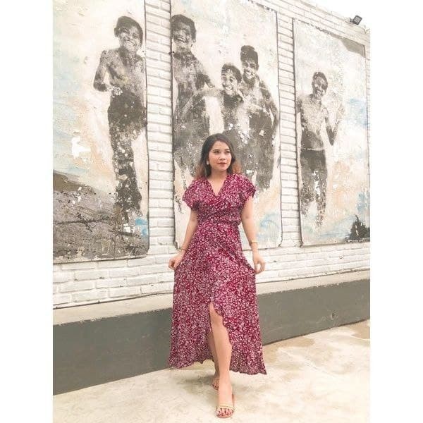 Dress Panjang Kimono Rempel Bali | Oleh oleh Bali