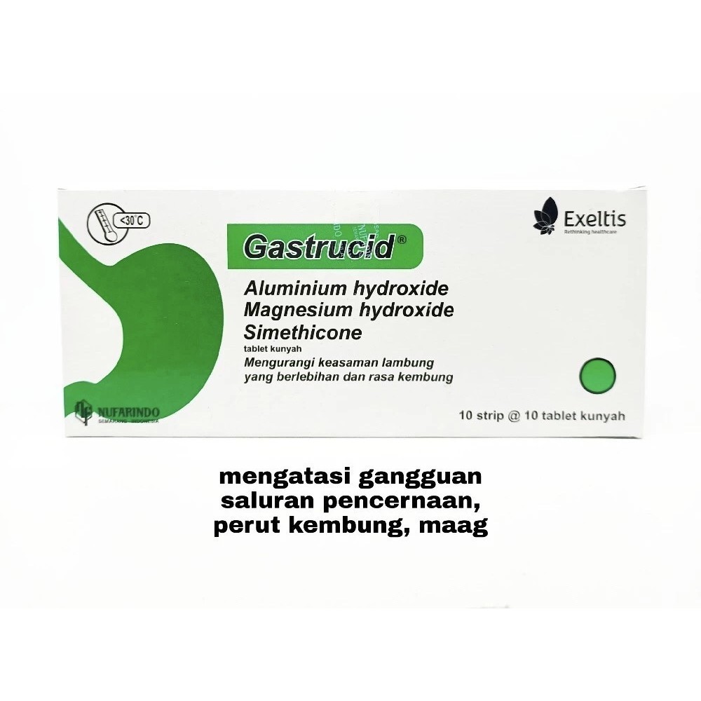 Gastrucid Tablet Per Box isi 10 Lembar / TM