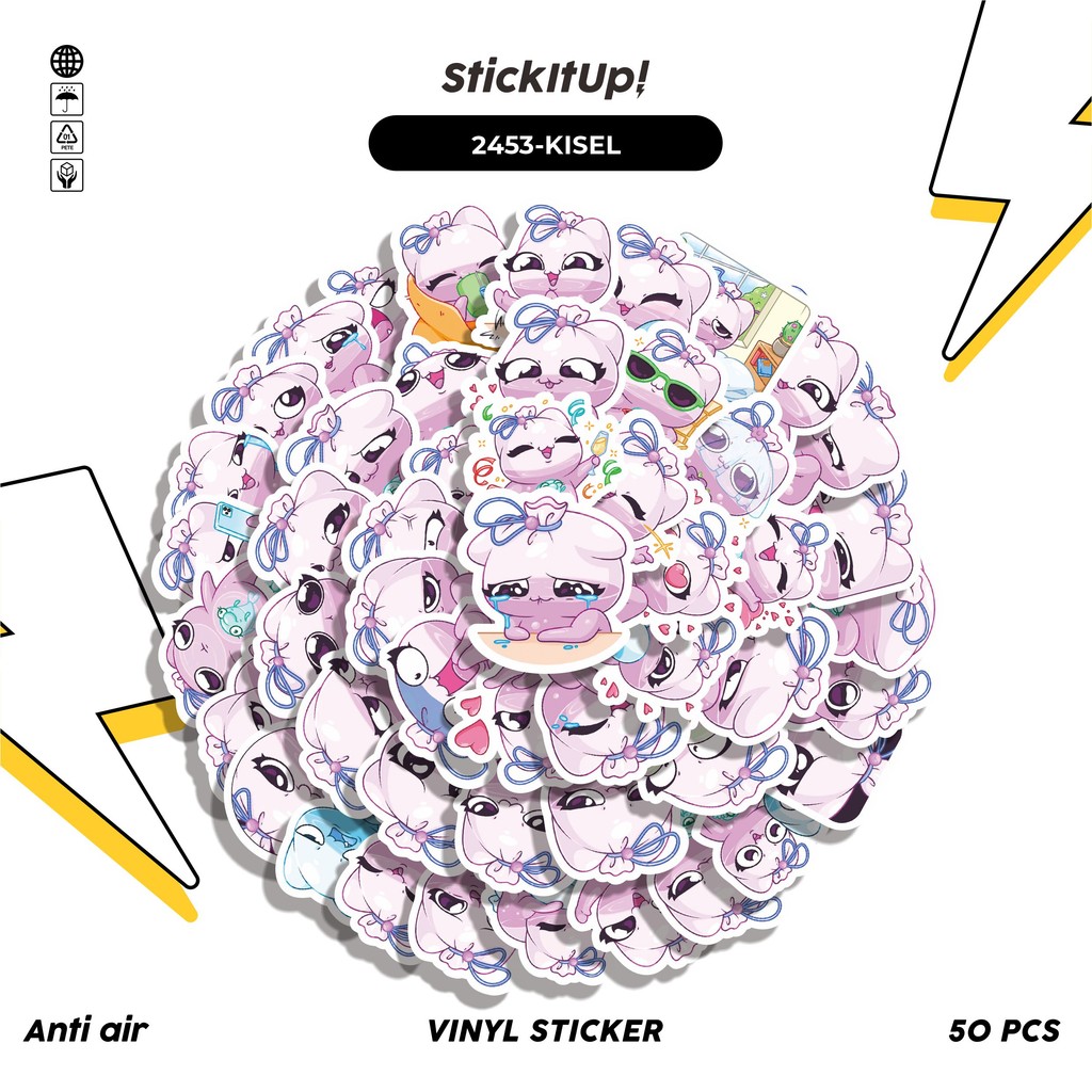 

COD✨ 50 Pcs Stiker Pack FUNNY CHARACTER CUTY KISELKA STICKER PACK 01 Lucu Aesthetic Vynil Waterproof untuk Freebies Sticker Buku Journal Casing HP Laptop