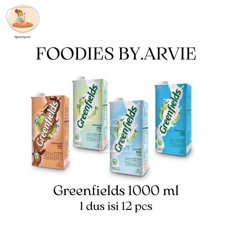 

SUSU GREENFIELDS UHT 1000ML DUS (BISA MIX VARIANT)