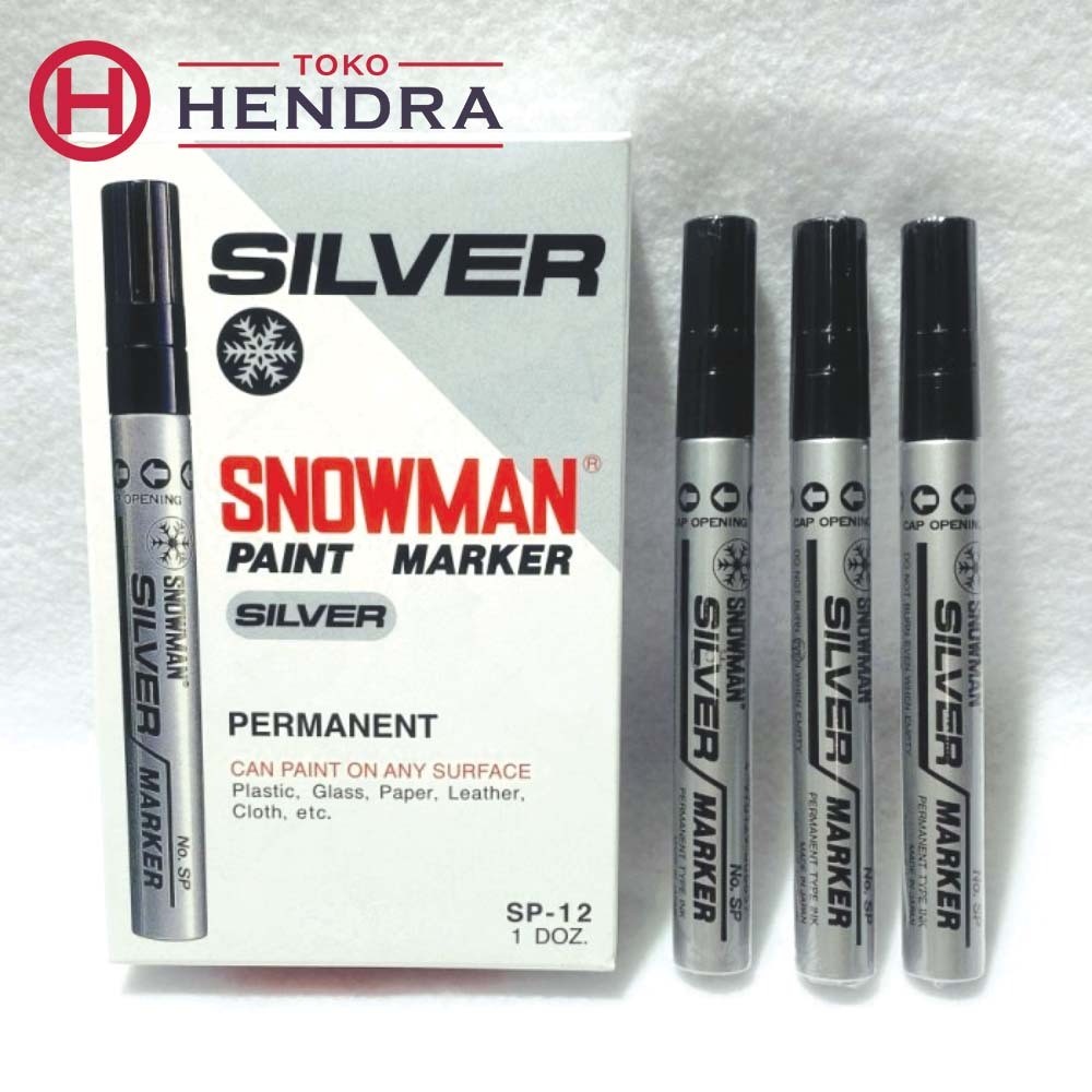 

Spidol Paint Marker Snowman Silver