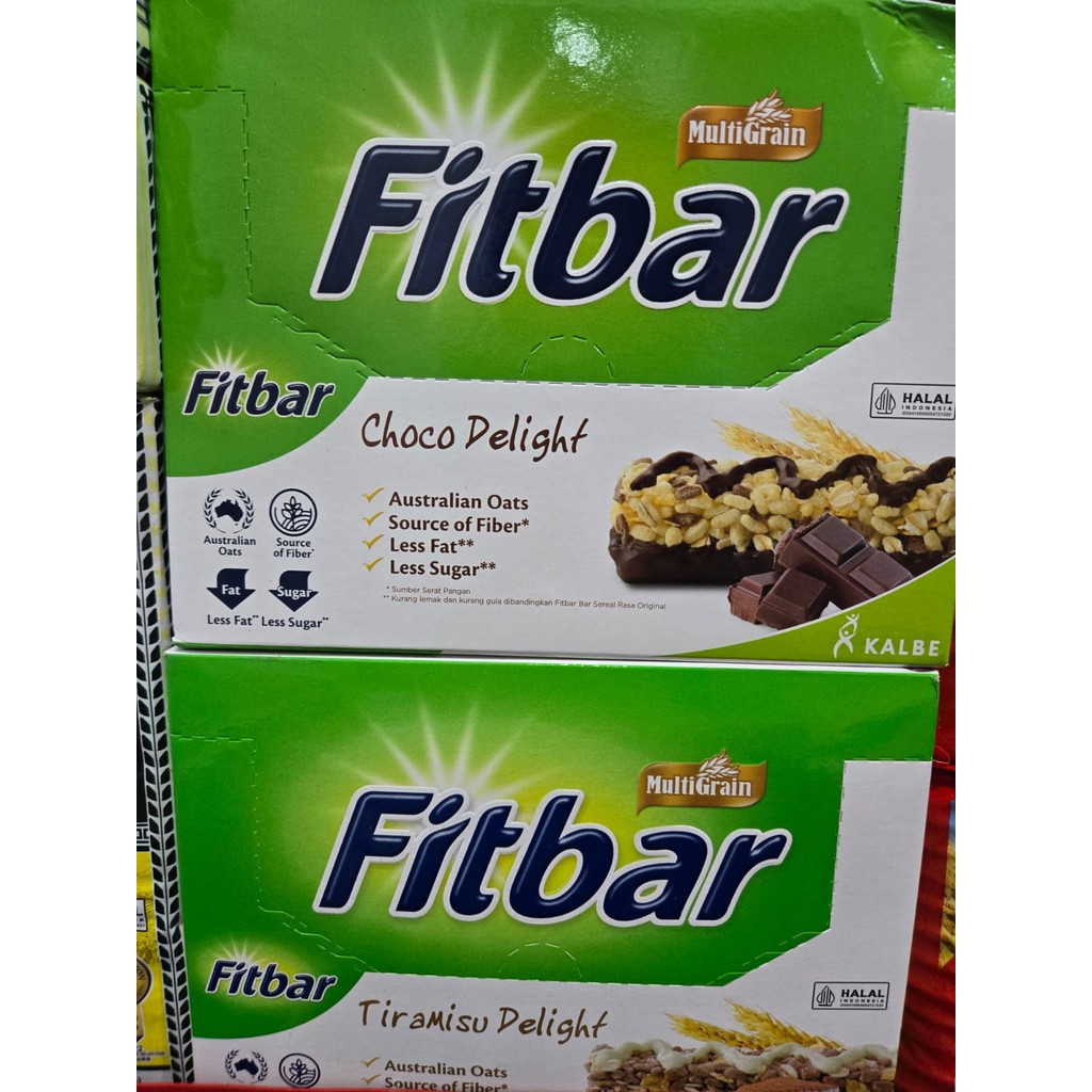 

Fitbar Tiramisu Choco Nuts Fruit Delight Multigrain / pcs