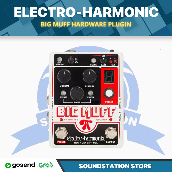 Electro-Harmonix Big Muff Hardware Plugin Guitar Effects Pedal
