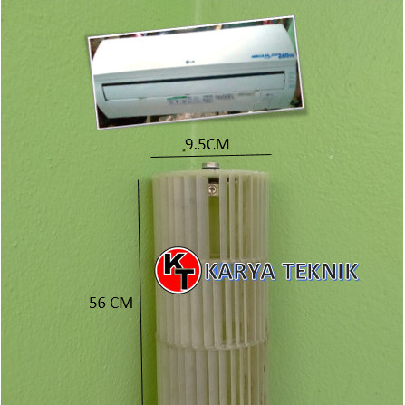 BLADE BALING KIPAS  INDOOR BLOWER FAN AC LG HERCULES MINI 260W 590W