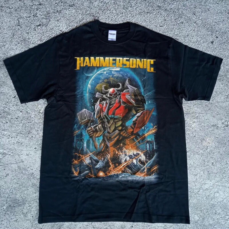 Tshirt HAMMERSONIC FEST 2017 Cotton combad 24s Tebal