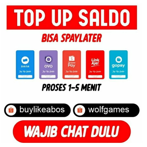 

STIKER ATAU LABEL TOP UP PULSA/SALDO SEMUA BISAATOP SALDO OVO, DANA, GOPAY