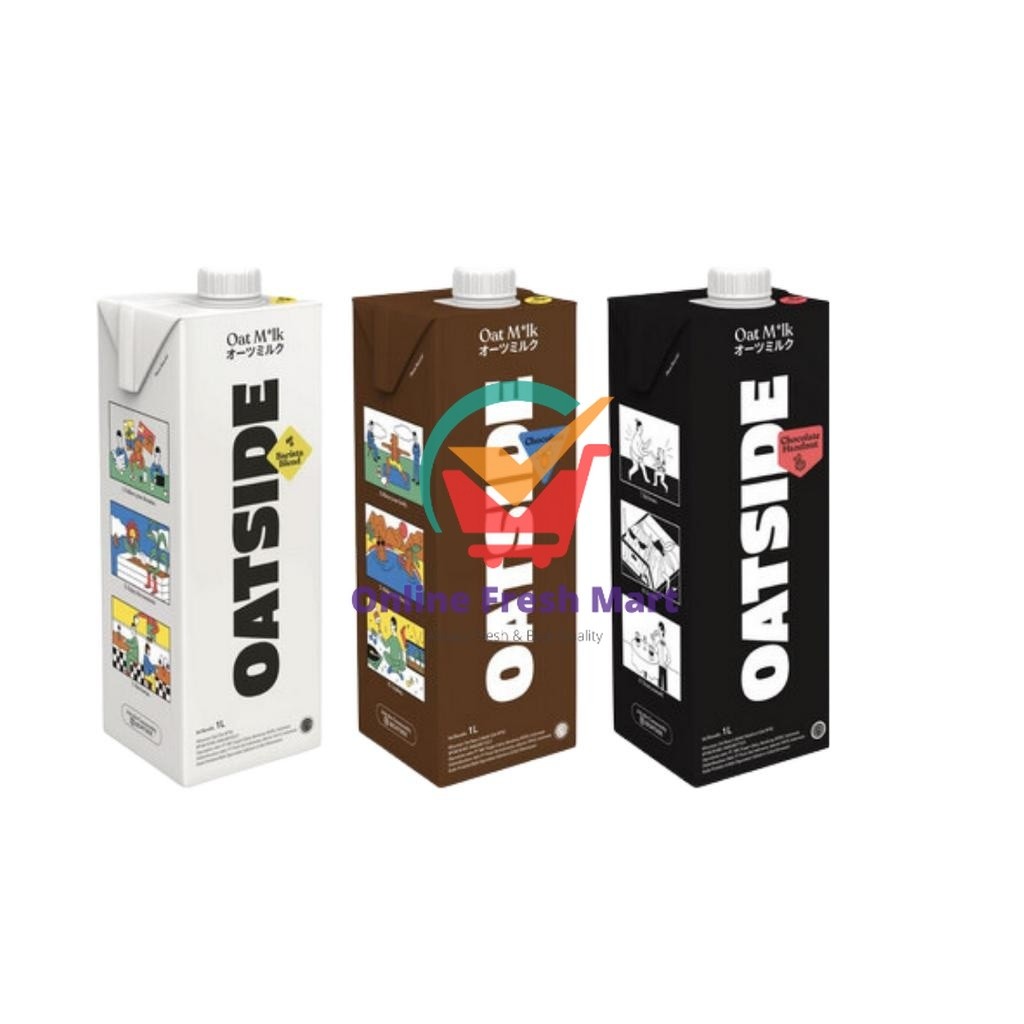 

Oatside Oat Milk Barista Blend Original Chocolate Hazelnut 1L - Online Fresh Mart Denpasar