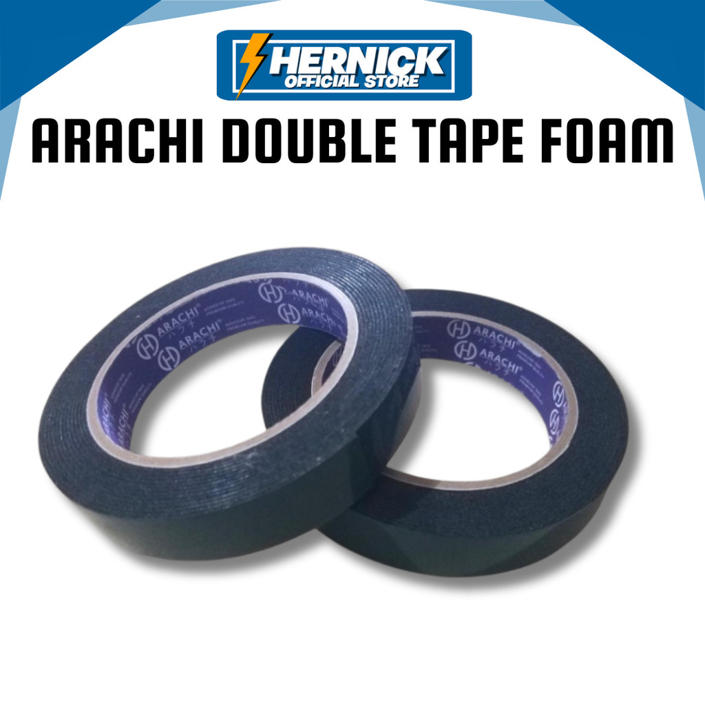 

Isolasi Double Tape Foam Hijau 1inch 2.5cm - ARACHI / HERNICKSTORE