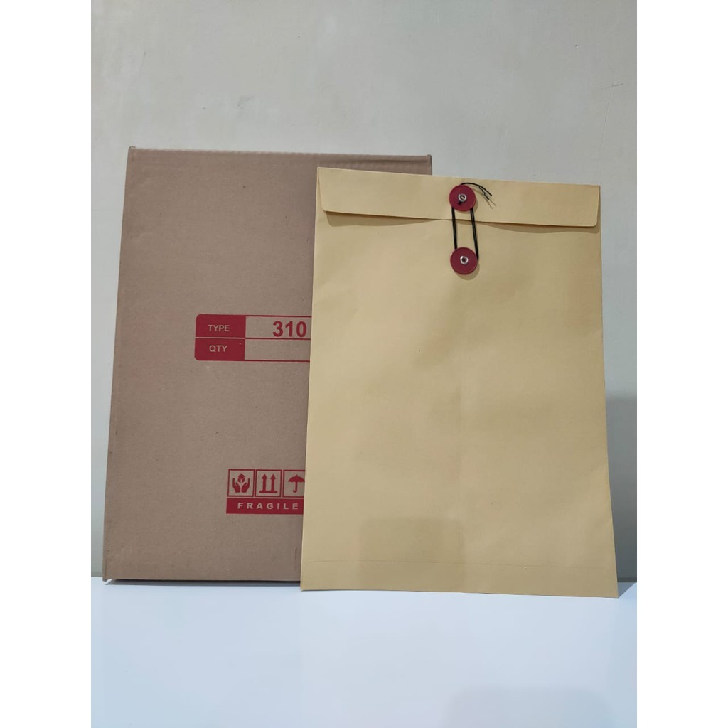 

HJK Promo! Amplop Coklat Tali 310 Ukuran Folio merk Neuro (Isi 50 lembar)