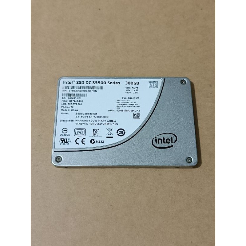 SSD Server 300GB Intel DC S3500 Series 300GB