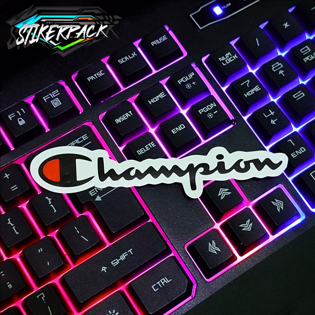 

Stiker Aesthetic CHAMPION | STIKER TUMBLER HP | STICKER AESTHETIC STIKER CASE