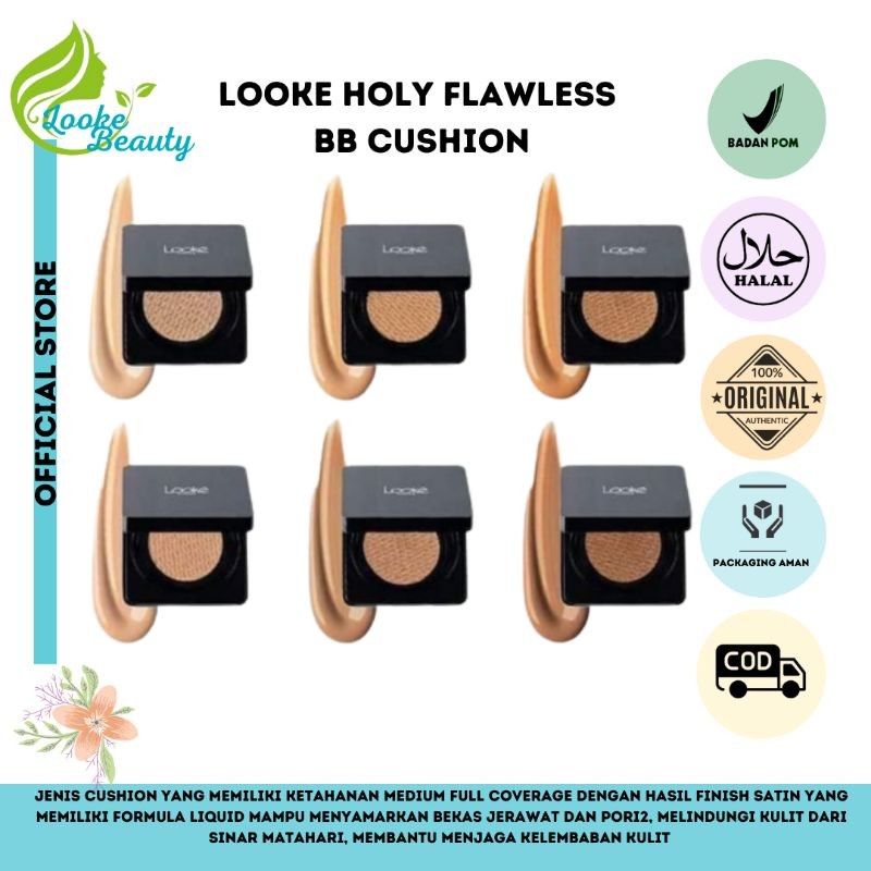 Looke Cosmetics Holy Flawless BB Cushion JN