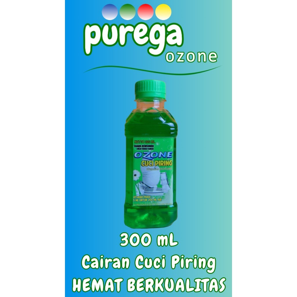 PUREGA OZONE CAIRAN PENCUCI PIRING NETTO 300 mL