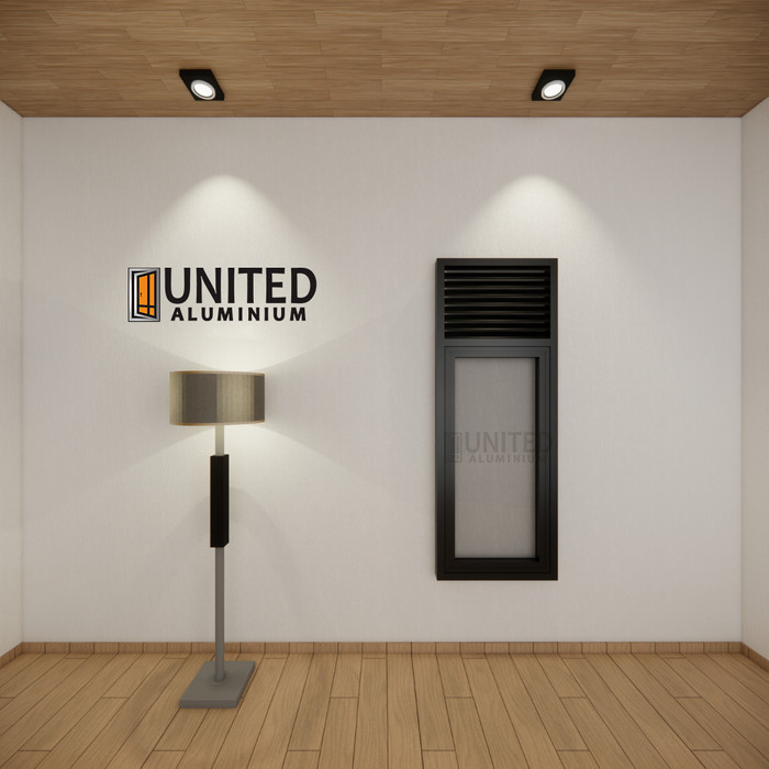 United Aluminium Co Id Jendela Kaca Aluminium Jalusi Atas Gandeng 1 Daun Tipe J125 Ukuran L60 X T160