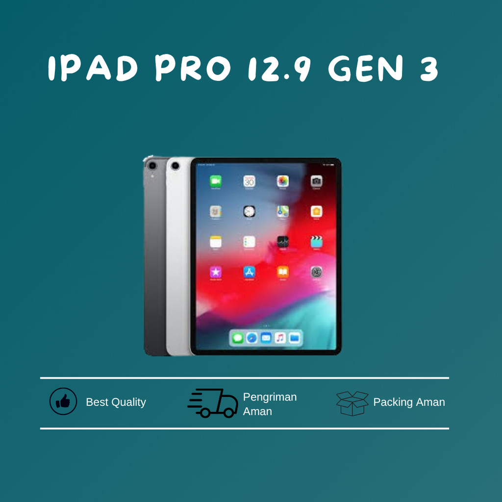 Ipad Pro 12.9 GEN 3 2018 64GB 128GB 256GB 512GB 1TB Wifi Only Second ORIGINAL Best Quality - Nextgad