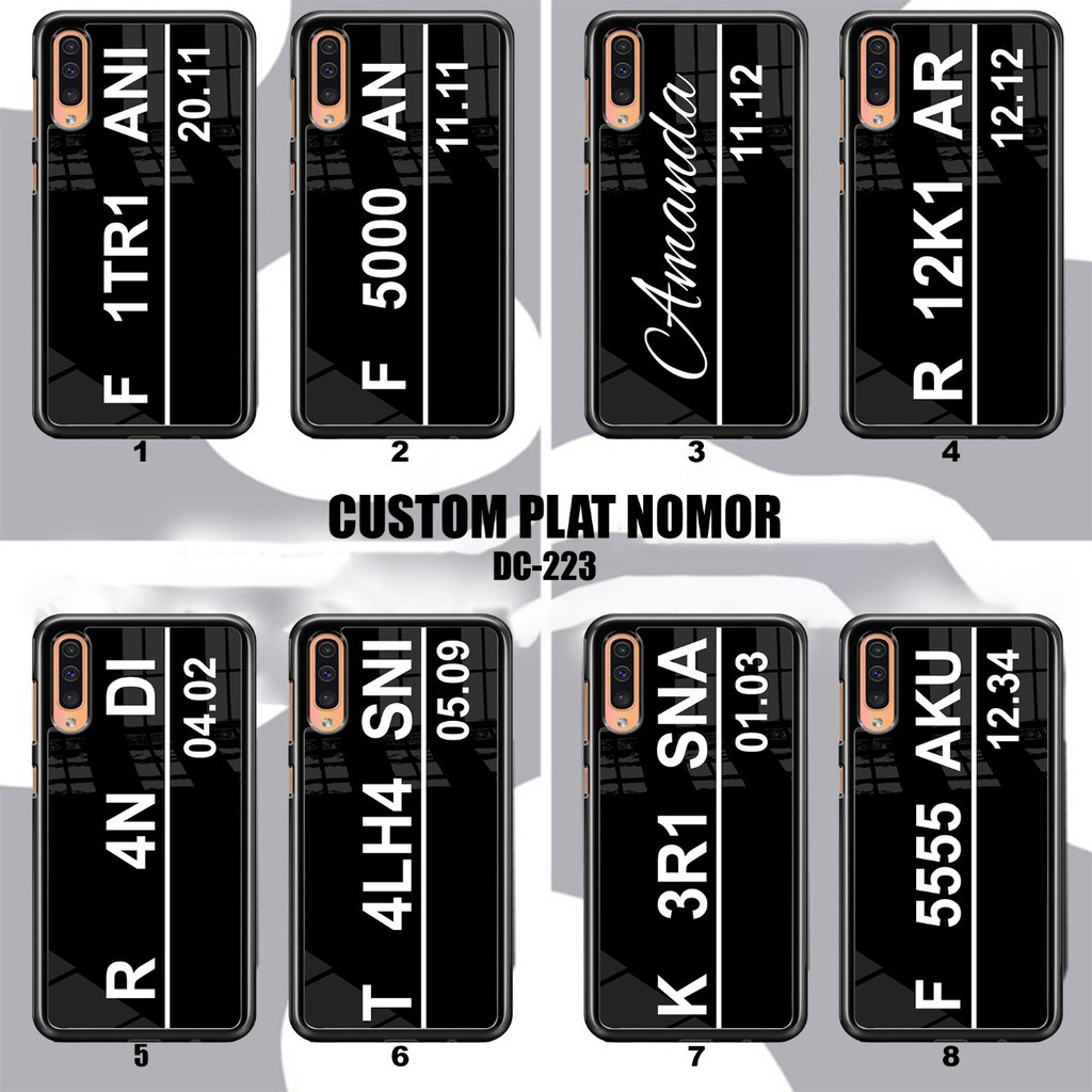 CUSTOM CASE PLAT NAMA GLOSSY [ 223]  CASE SEMUA TIPE REZEKI KITA BERSAMA SEMUA TERMURAH