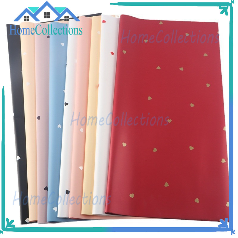 

[20 lembar] Kertas buket Polkalove Cellophane Flower Wrap