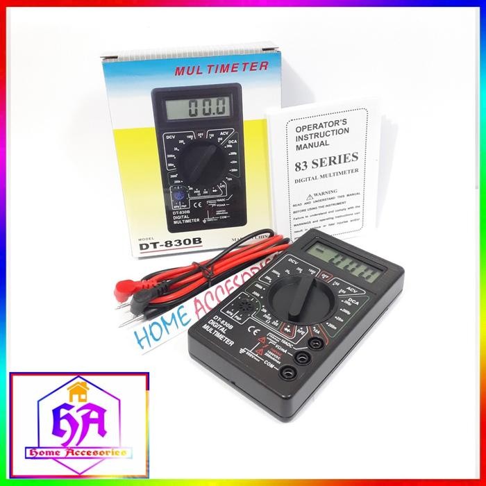 NASSA Multimeter Digital / Multitester Digital /Avometer Digital DT9205A - DT-830B KECIL
