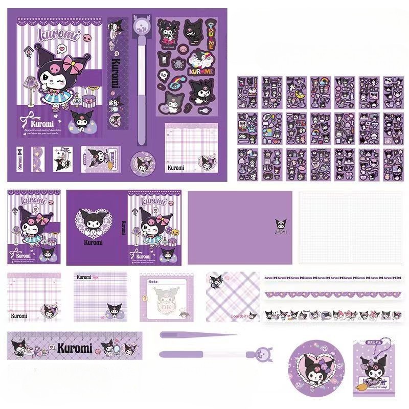 

JAMIN MURAH !!![COD] Kuromi Full in 1 Kotak Pensil Stationery Set Hadiah Anak Sekolah / Lucu Kotak Pensil Alat Tulis Set Murah(BISA LANGSUNG ORDER)