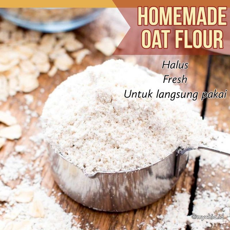 

Homemade Oat Flour 1kg Tepung Oats Powder