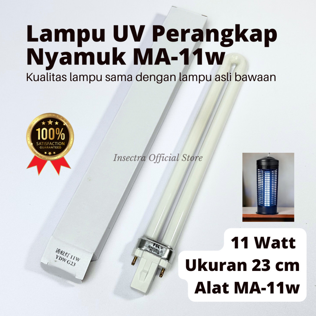 Lampu UV Perangkap Nyamuk 11 Watt PL FSL Refill KRISBOW INSECT MA-11W