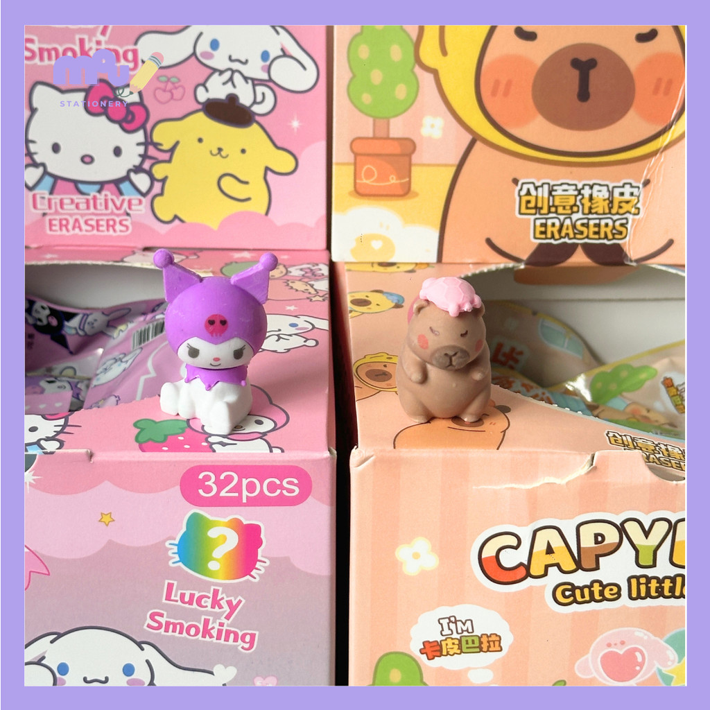 

[MOUMOU] Penghapus Sanr1o Lucu / Sanrio Eraser Blindbox / Dekorasi Meja Sanr1o/ Penghapus Misteri Sanr1o