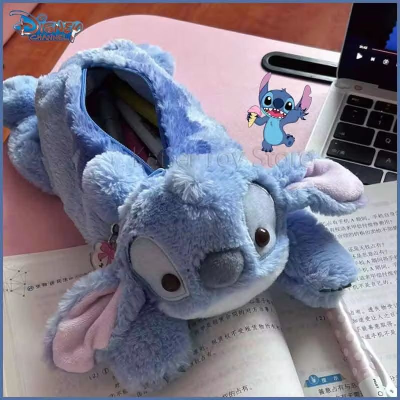

Stitch Plush Cute Pencil Case Disney Anime Kawaii Pen Bag Kids School Home Stationery Box Lilo & Stitch Plush Bags Kids Gift Toy