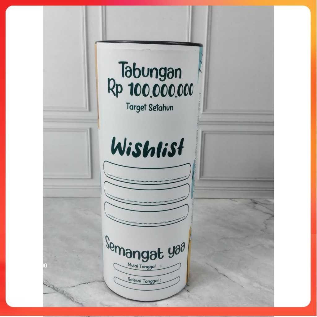 Celengan Target Satu Tahun Jumbo Xxl Permanen 100 Juta, 50 Juta, 30Jt Celengan Target Setahun